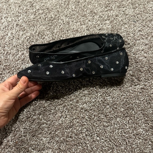 On 34th Macy’s Women’s Naomie Ballet Flats Created for Macy’s Like New ,size 9.5 - Picture 5 of 8